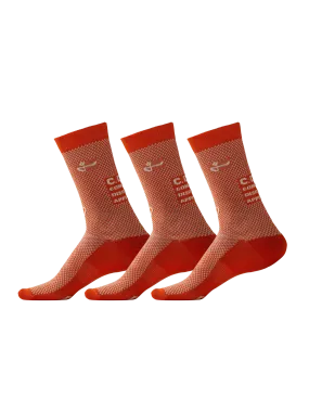 3PACK C.D.A-SOCKS ORANGE