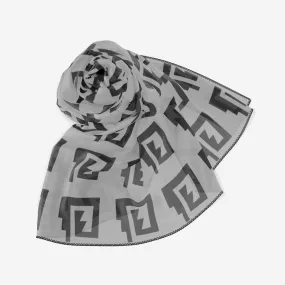 Anasazi Chiffon Scarf - Grey