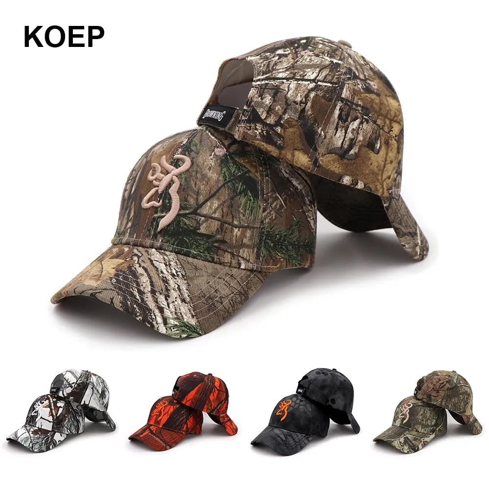 Browning™ Camouflage Outdoor Caps