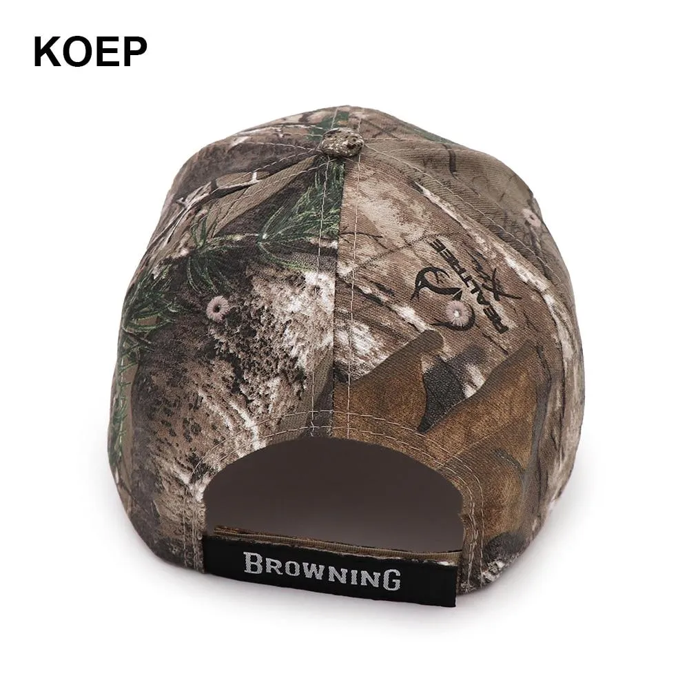Browning™ Camouflage Outdoor Caps