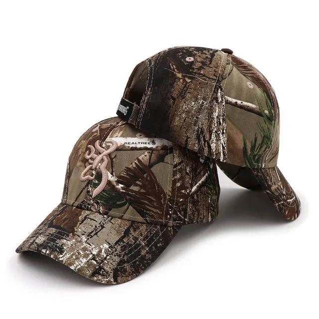 Browning™ Camouflage Outdoor Caps