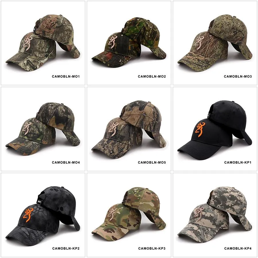 Browning™ Camouflage Outdoor Caps