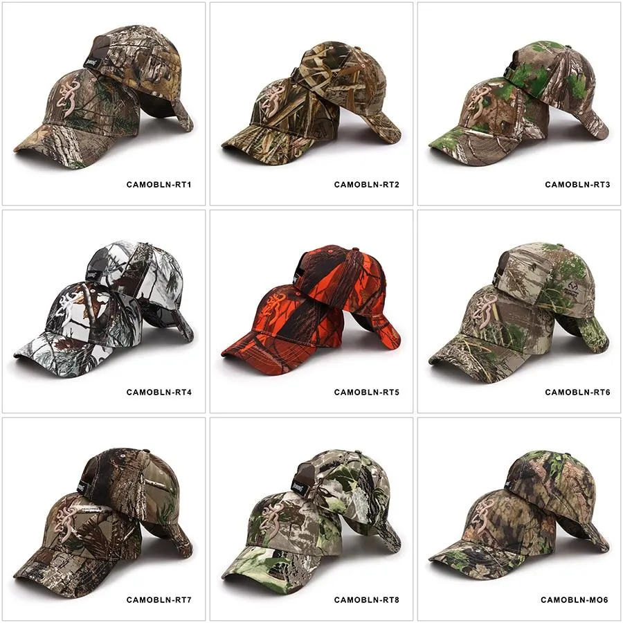 Browning™ Camouflage Outdoor Caps