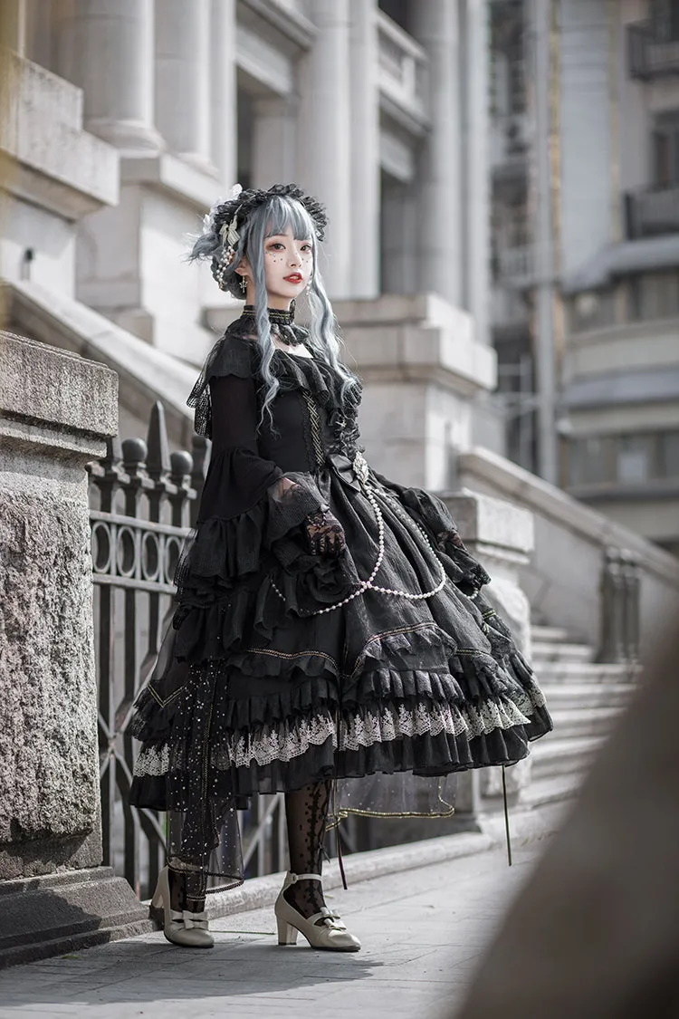 (Buyforme)Fairy Tales~Fate Quartet Bridal Lolita Gothic Accessories Blouse