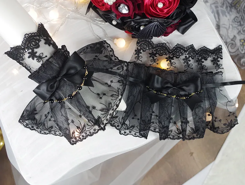 (Buyforme)Fairy Tales~Fate Quartet Bridal Lolita Gothic Accessories Blouse