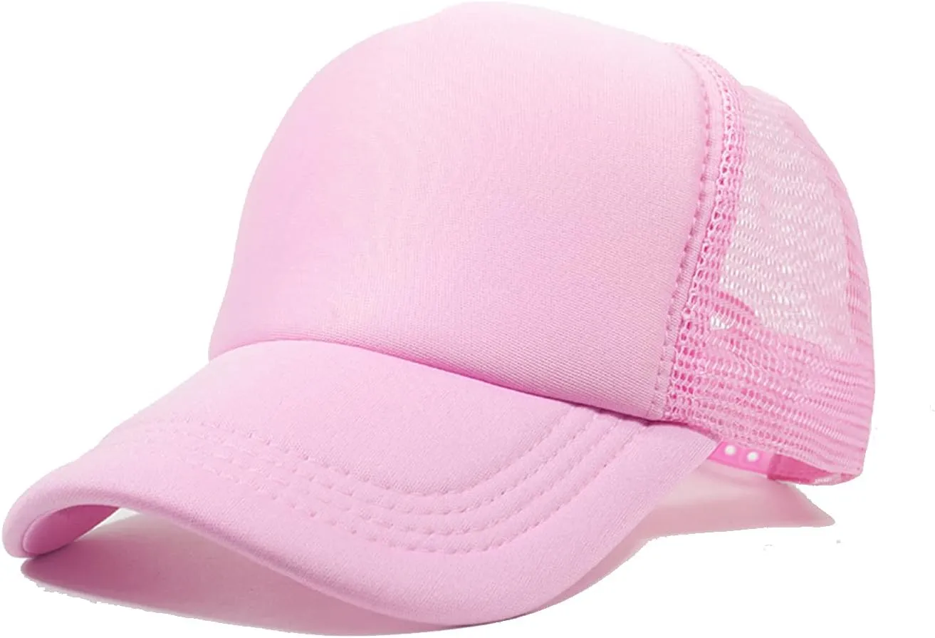 Colorful Unisex Adjustable Trucker Hat Mesh Baseball Cap