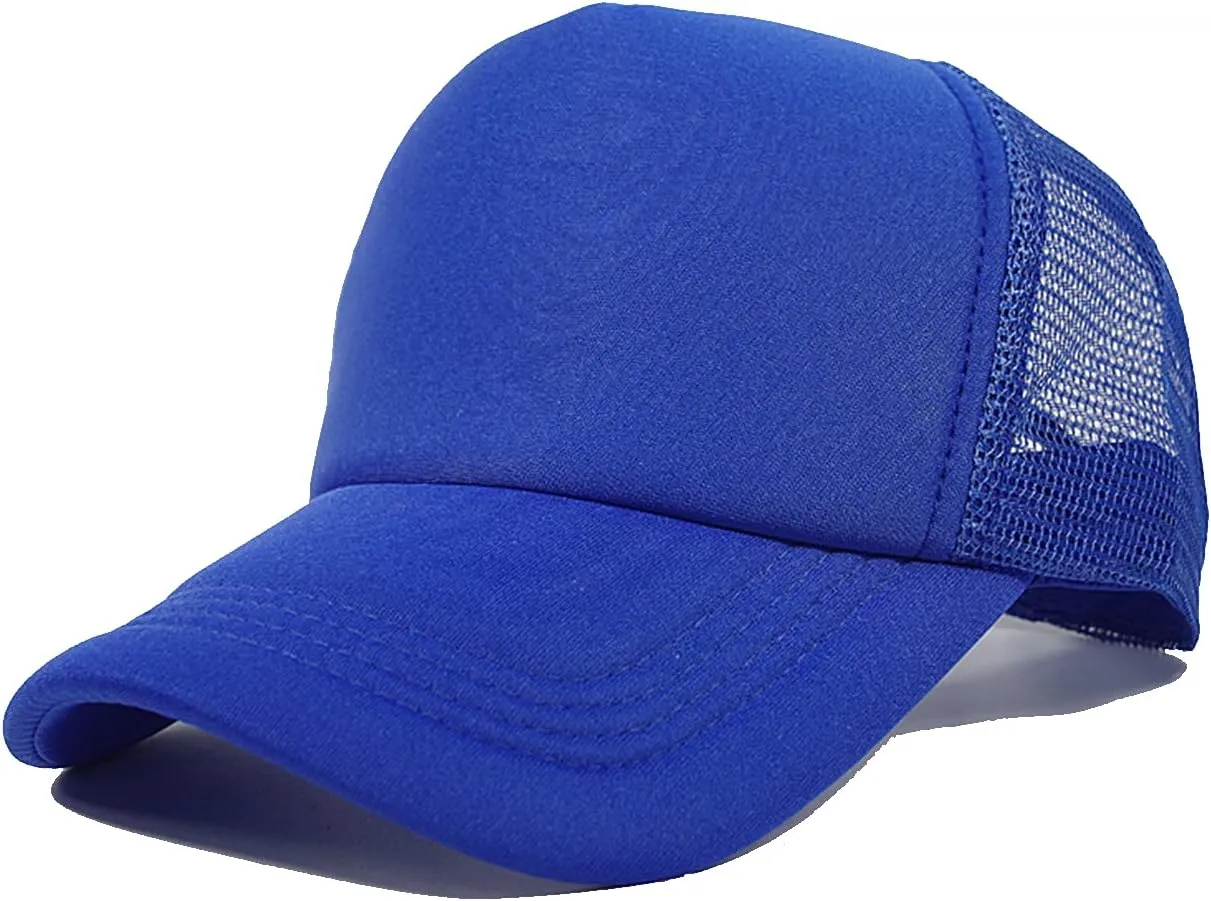 Colorful Unisex Adjustable Trucker Hat Mesh Baseball Cap