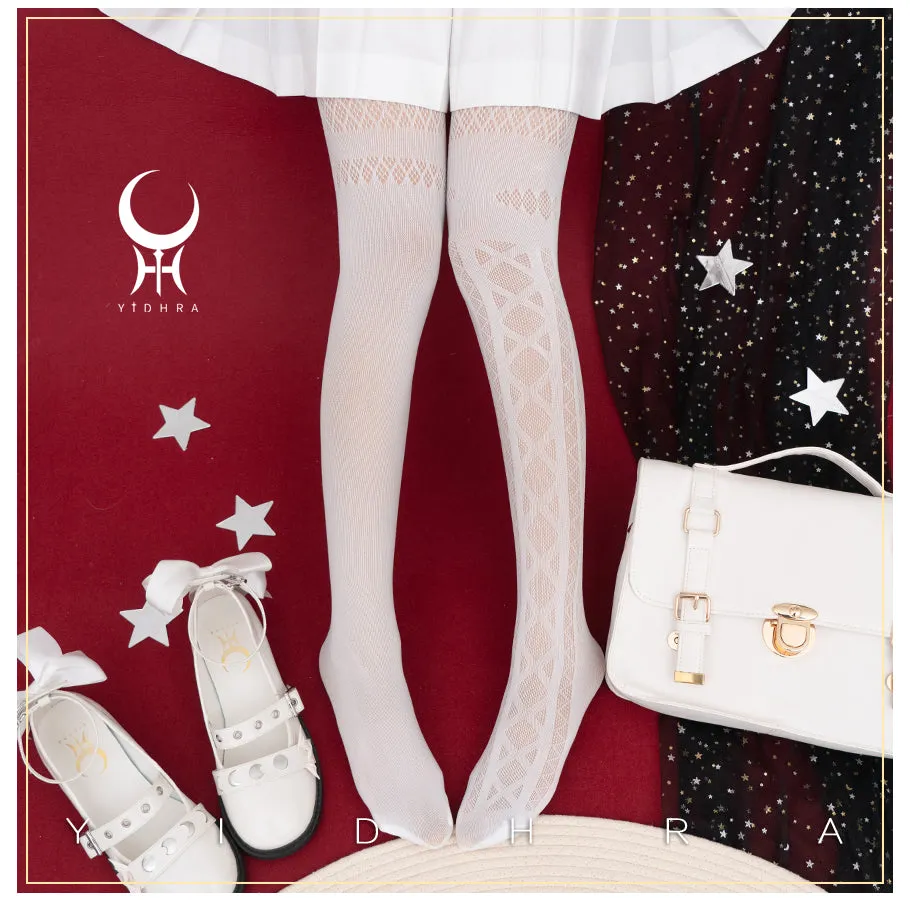 Dream Witch Devil Black & White Stockings Pantyhose Garment