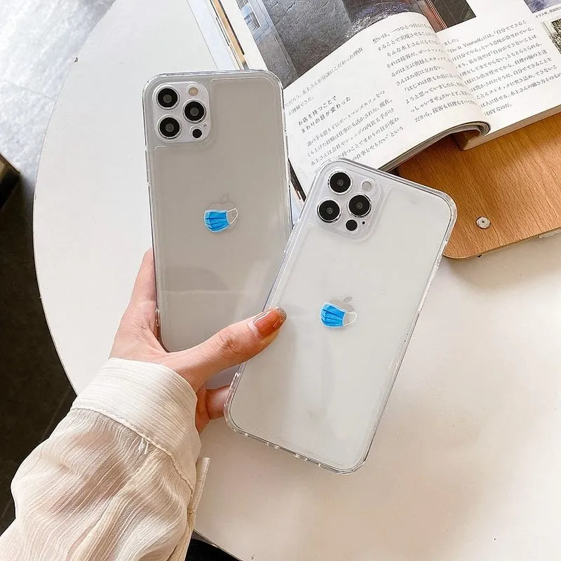 Face Mask Transparent iPhone Case