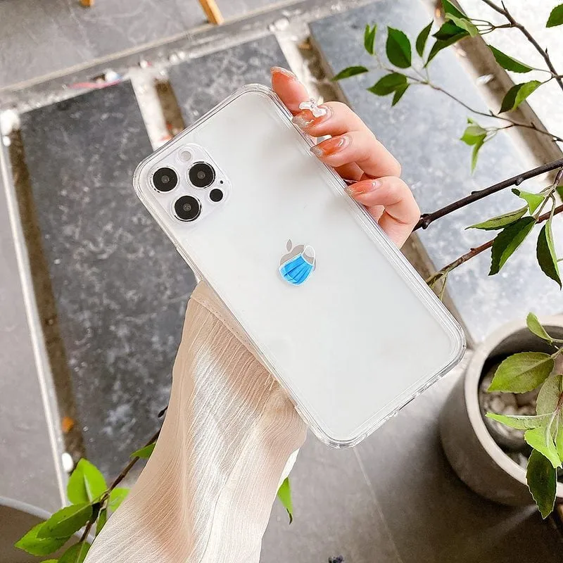 Face Mask Transparent iPhone Case