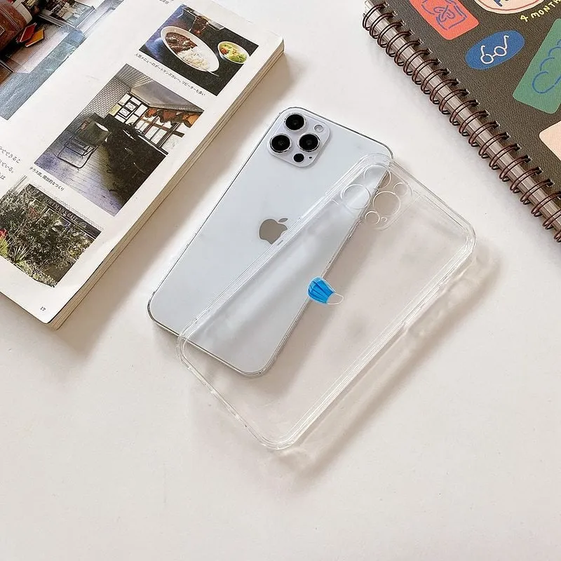 Face Mask Transparent iPhone Case