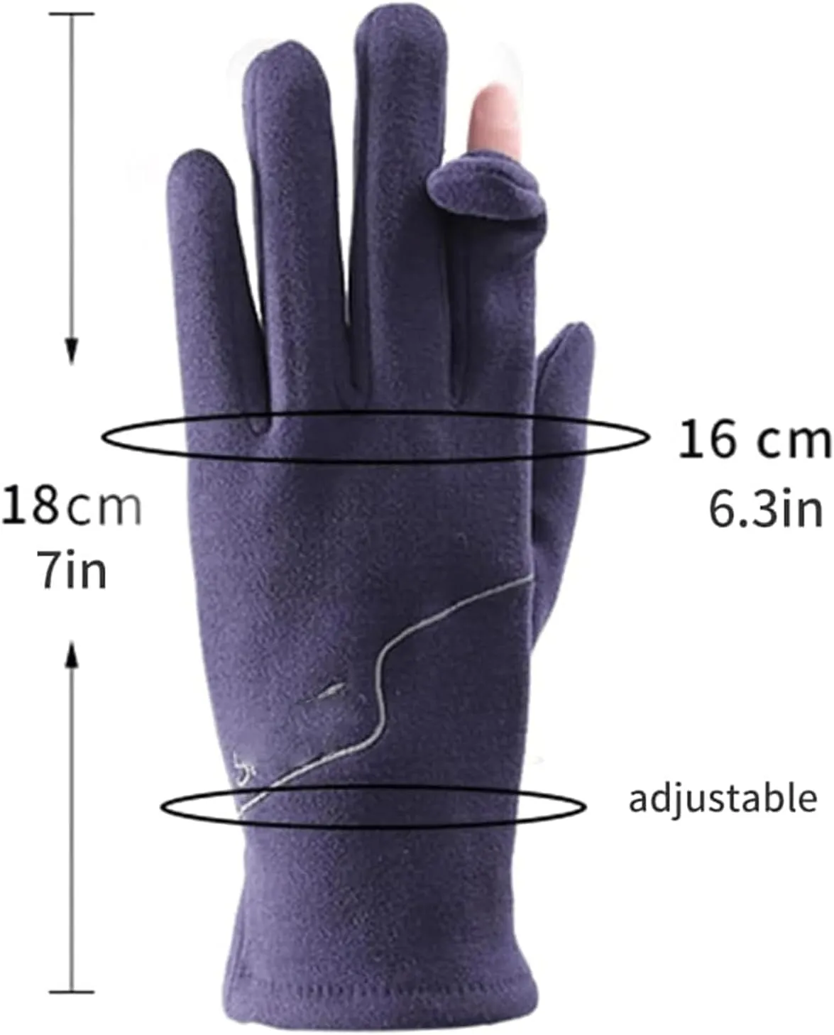 Hand Warmers Gloves Gloves Thickened Warm Winter Gloves Touch Screen Gloves Waterproof Fashion Non-Slip Cycling Gloves Gloves Winter