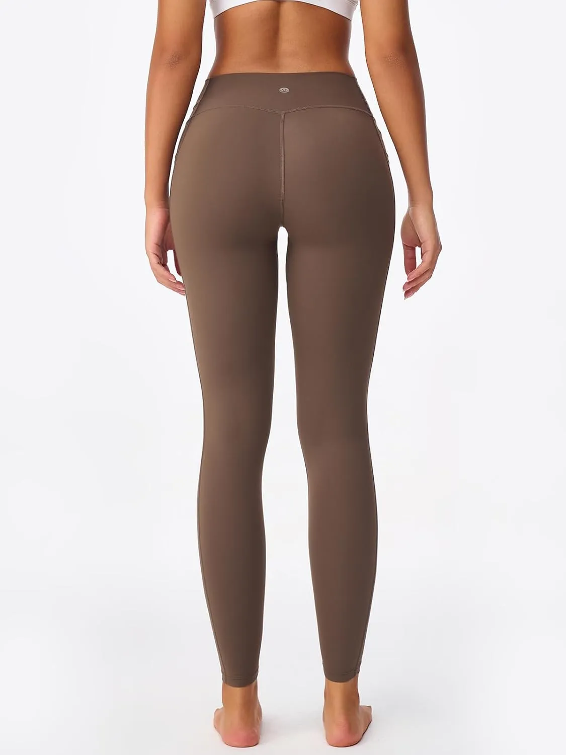 Leggings for Tall Slender Women Cross Waist Compression Leggings Athletic Workout High Waisted Running Pants Pockets