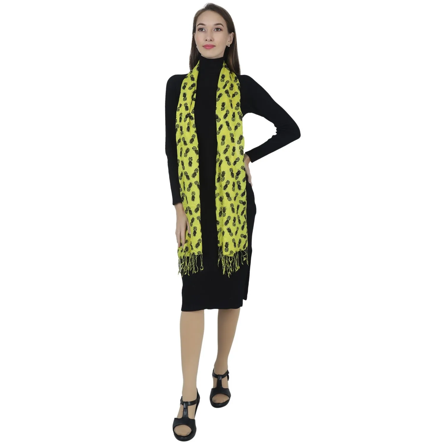 Lime Pineapple Splash Scarf