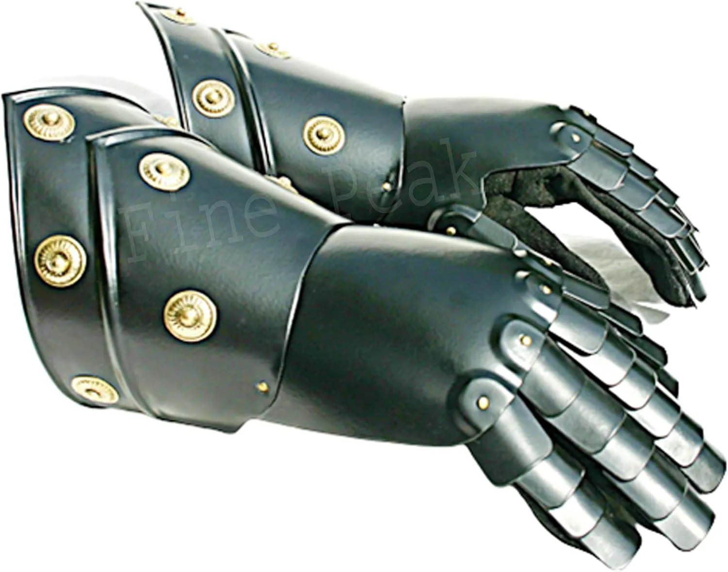 Medieval Gloves Black Antique Steel Armor Gothic Pair King Gloves gauntlet gloves medieval gloves cosplay leather gloves driving gloves leather gloves for men
