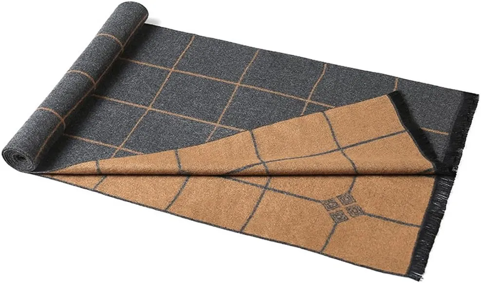 OHAYOMI Mens Scarf Winter Fashion Formal Soft Scarves for Men