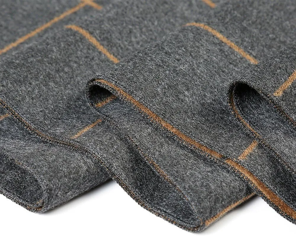 OHAYOMI Mens Scarf Winter Fashion Formal Soft Scarves for Men