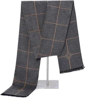 OHAYOMI Mens Scarf Winter Fashion Formal Soft Scarves for Men