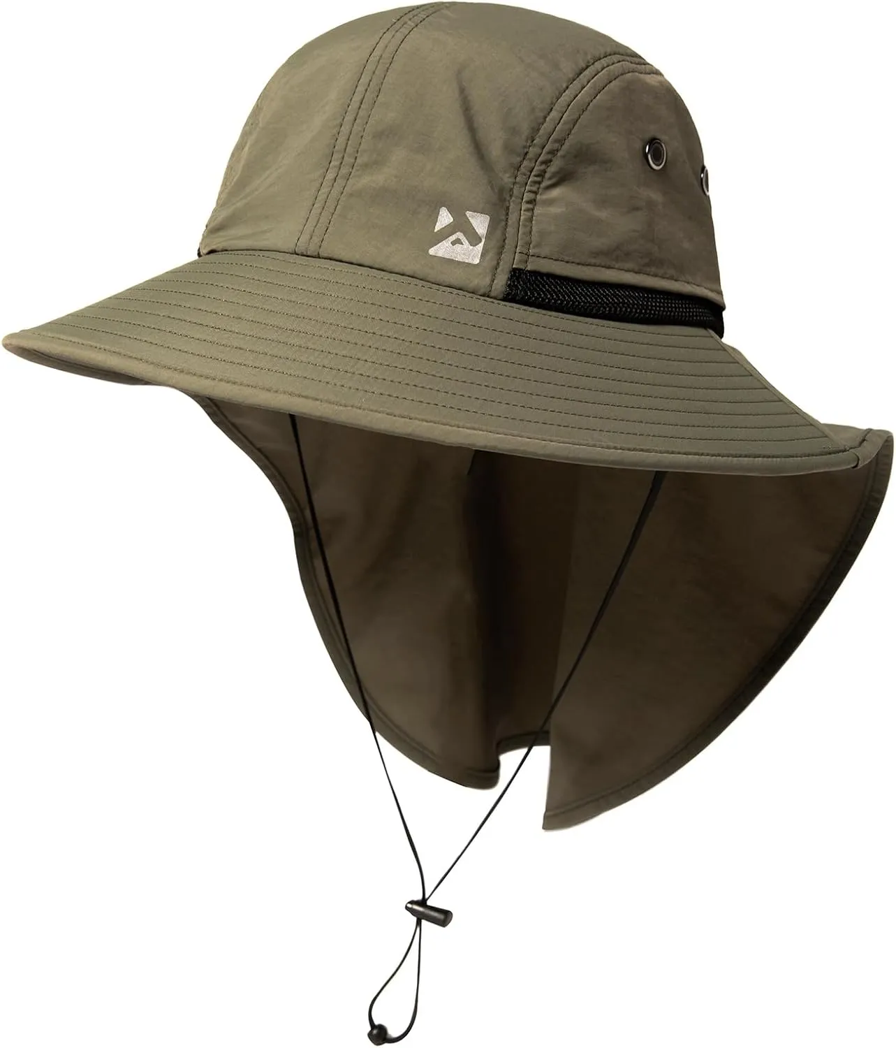 Oversized XL XXL Mens Sun Hat Big Head Neck Flap Shade Waterproof UPF50  Wide Brim Hat Fishing Safari Hiking
