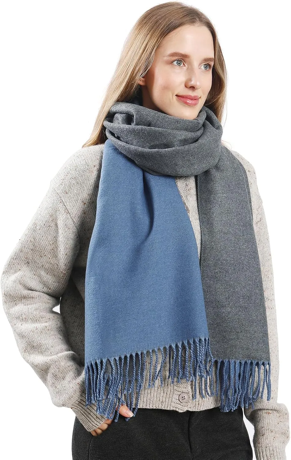 Pashmina Shawl Wraps Cashmere Feel Scarves Fashion Thick Soft Scarf for Women Evening Wedding Bridesmaid Gifts