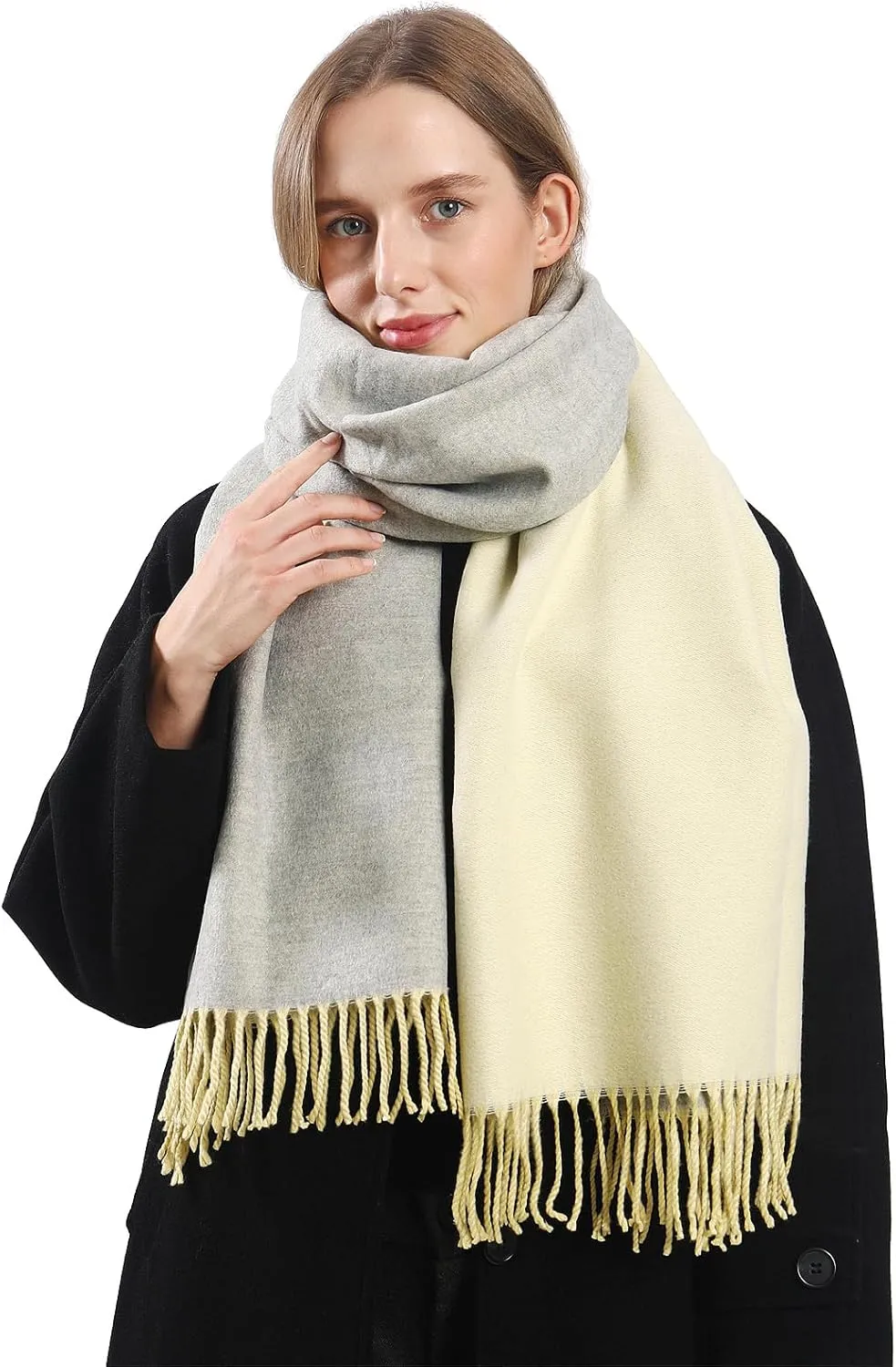 Pashmina Shawl Wraps Cashmere Feel Scarves Fashion Thick Soft Scarf for Women Evening Wedding Bridesmaid Gifts