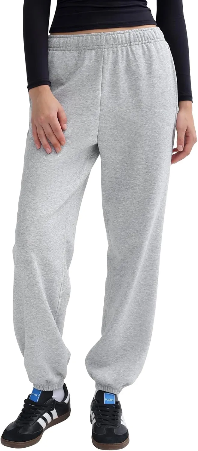 PUMIEY Women's Sweatpants High Waisted Baggy Sweat Pants Workout Casual Joggers Pants Airy Collection
