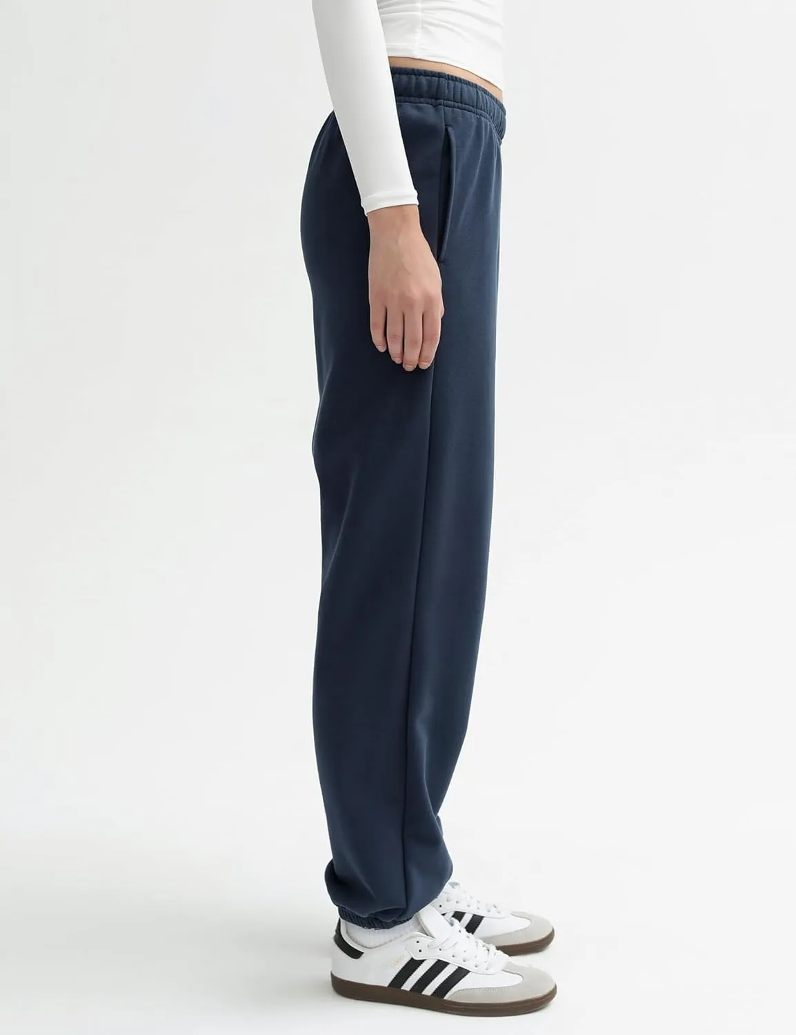 PUMIEY Women's Sweatpants High Waisted Baggy Sweat Pants Workout Casual Joggers Pants Airy Collection