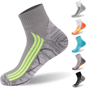 RANDY SUN Waterproof Socks, Unisex Cycling/Hunting/Fishing/Running Ankle Socks 1&2 Pair
