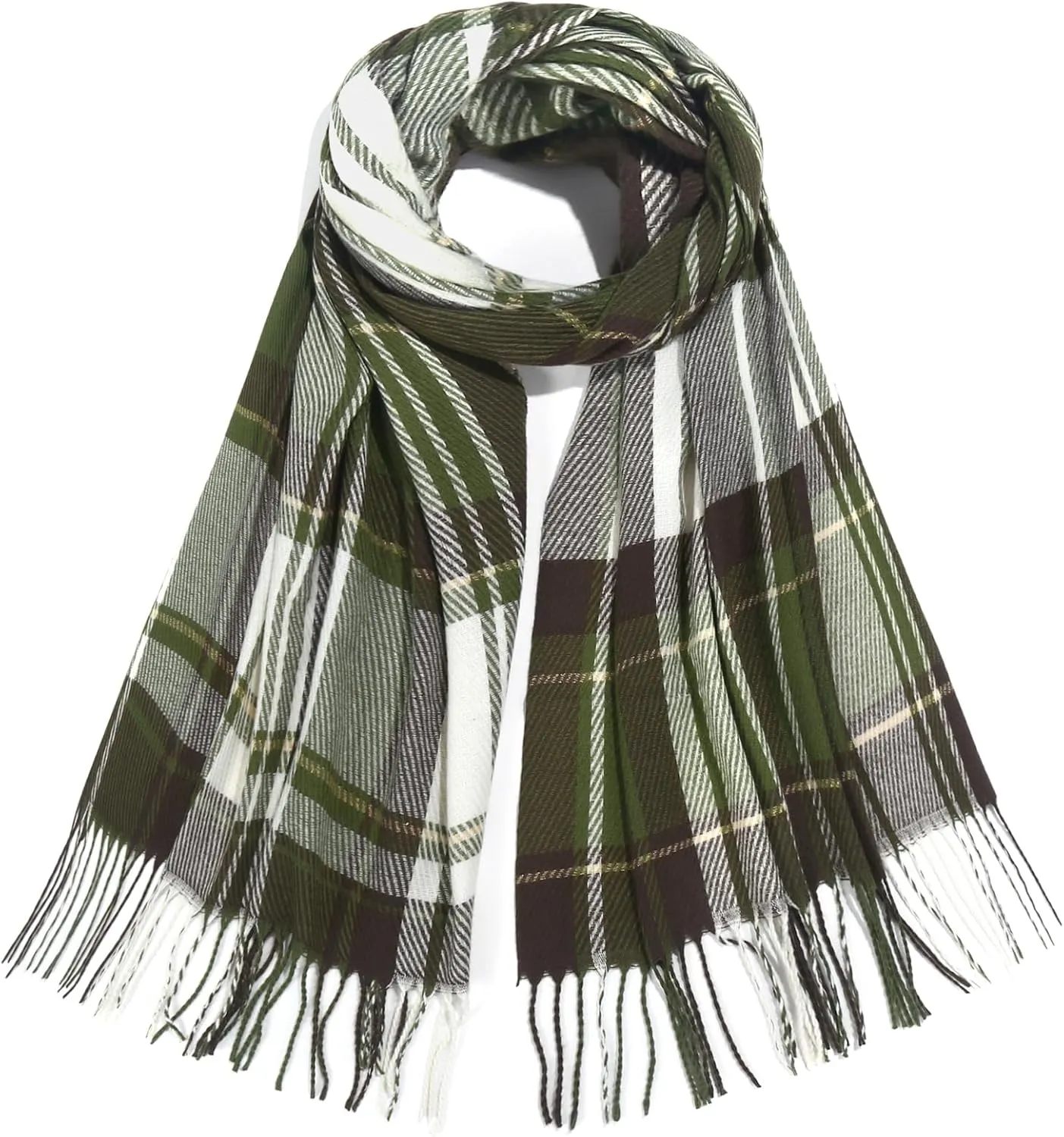 Scarf for Women Shawl Cashmere Feel Plaid Scarves Pashmina Wraps Winter Scarf for Evening Wedding Bridesmaid Gifts