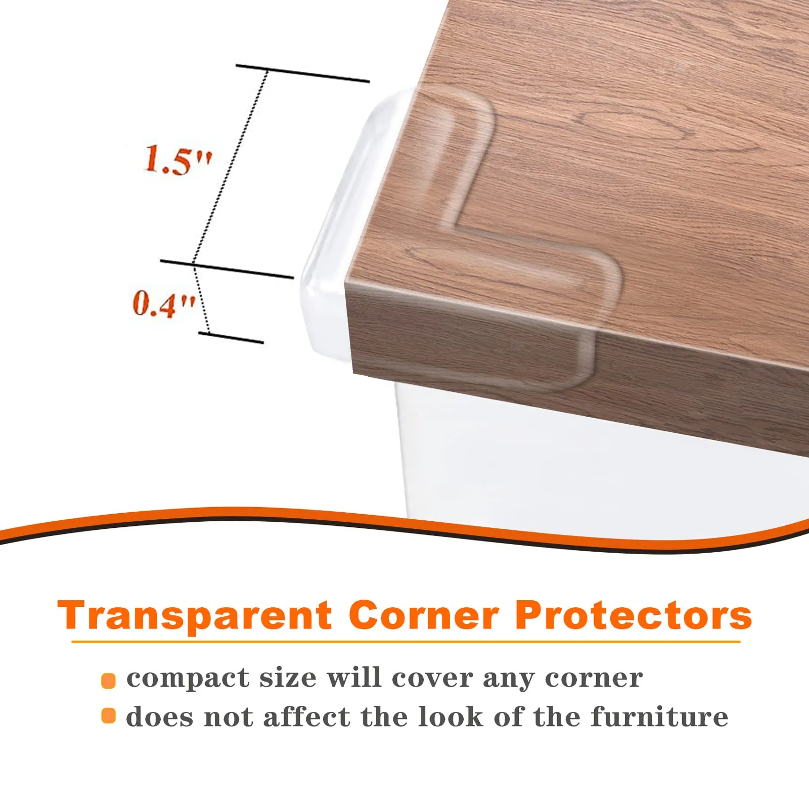 ‎SHOWAY Corner Guards (12 Pack) Clear Protectors | High Resistant Adhesive Gel Best Baby Proof Stop Child Head Injuries Tables, Furniture & Sharp Corners Proofing (L-Shaped).