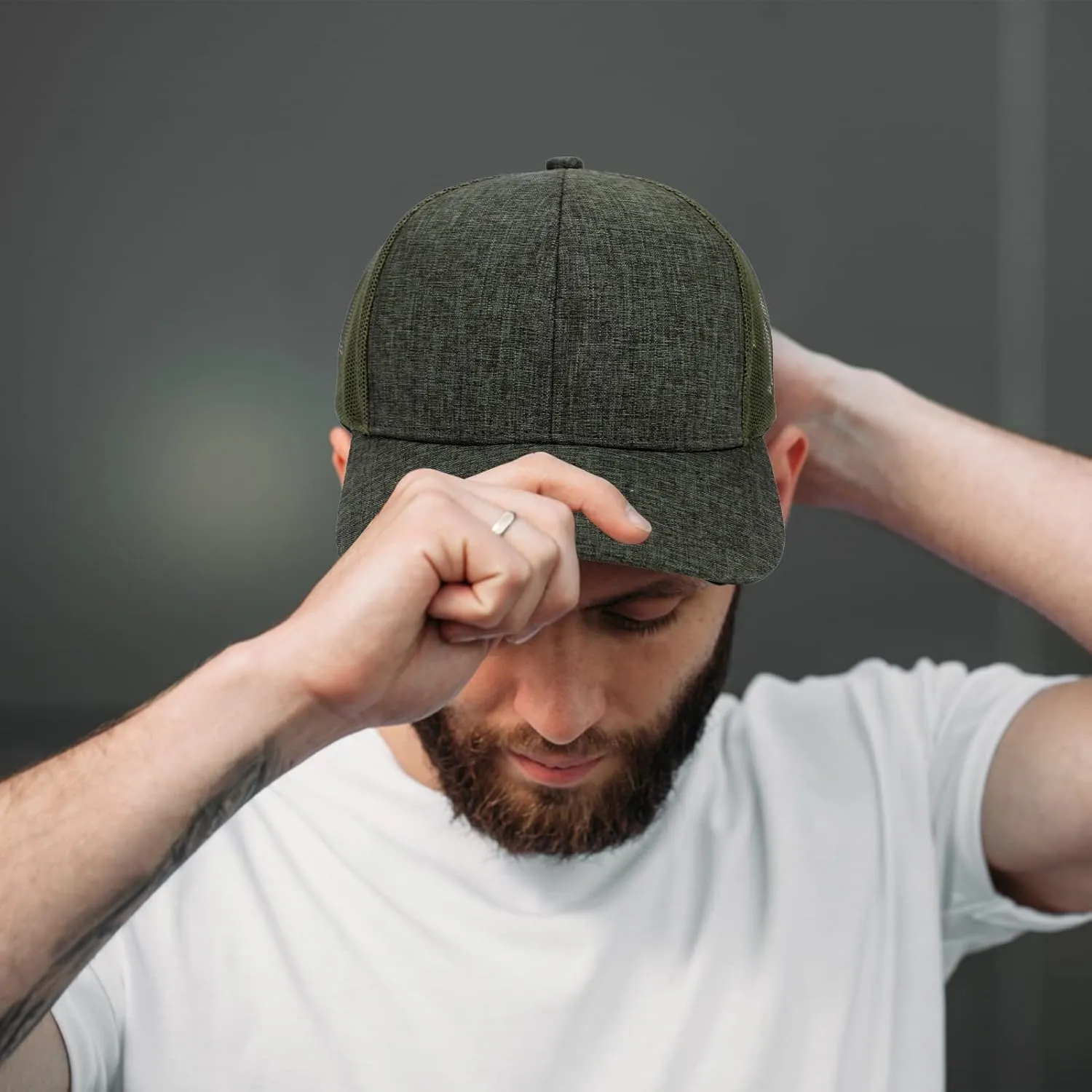 Snapback Trucker Hat Baseball Caps Adjustable Outdoor Mesh Back Ball Caps for Men Women