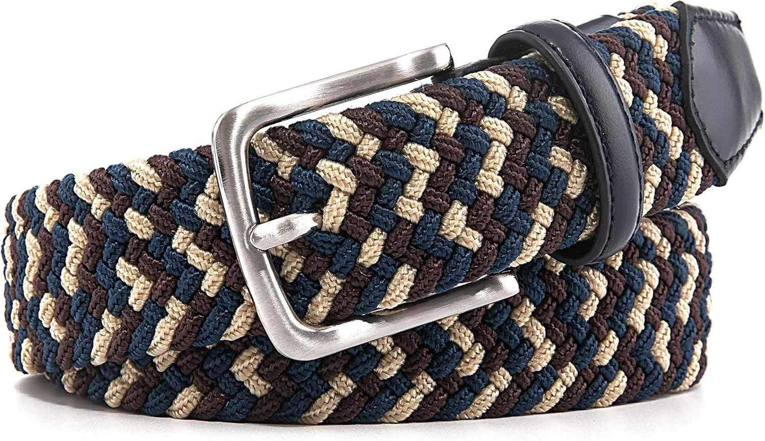Stretchable Woven Braided Belts for Men & Women, Daily Wear