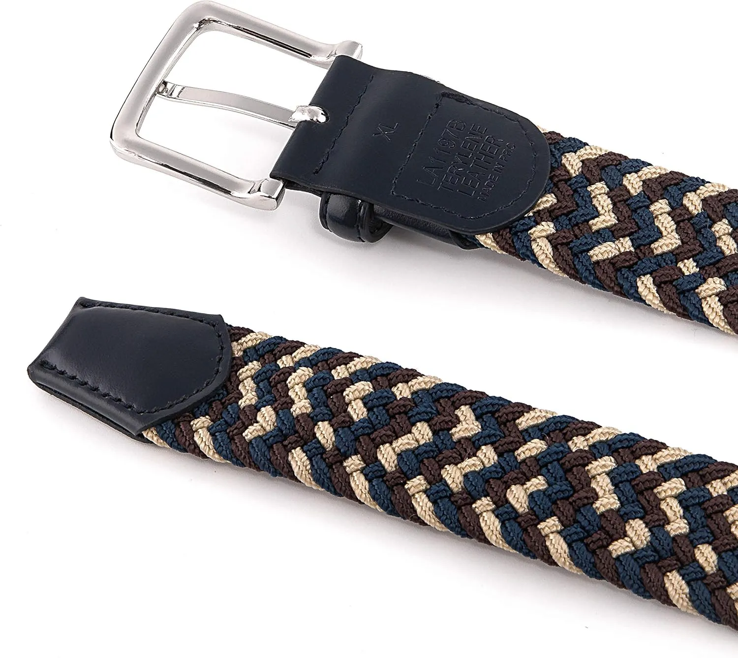 Stretchable Woven Braided Belts for Men & Women, Daily Wear