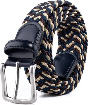 Stretchable Woven Braided Belts for Men & Women, Daily Wear