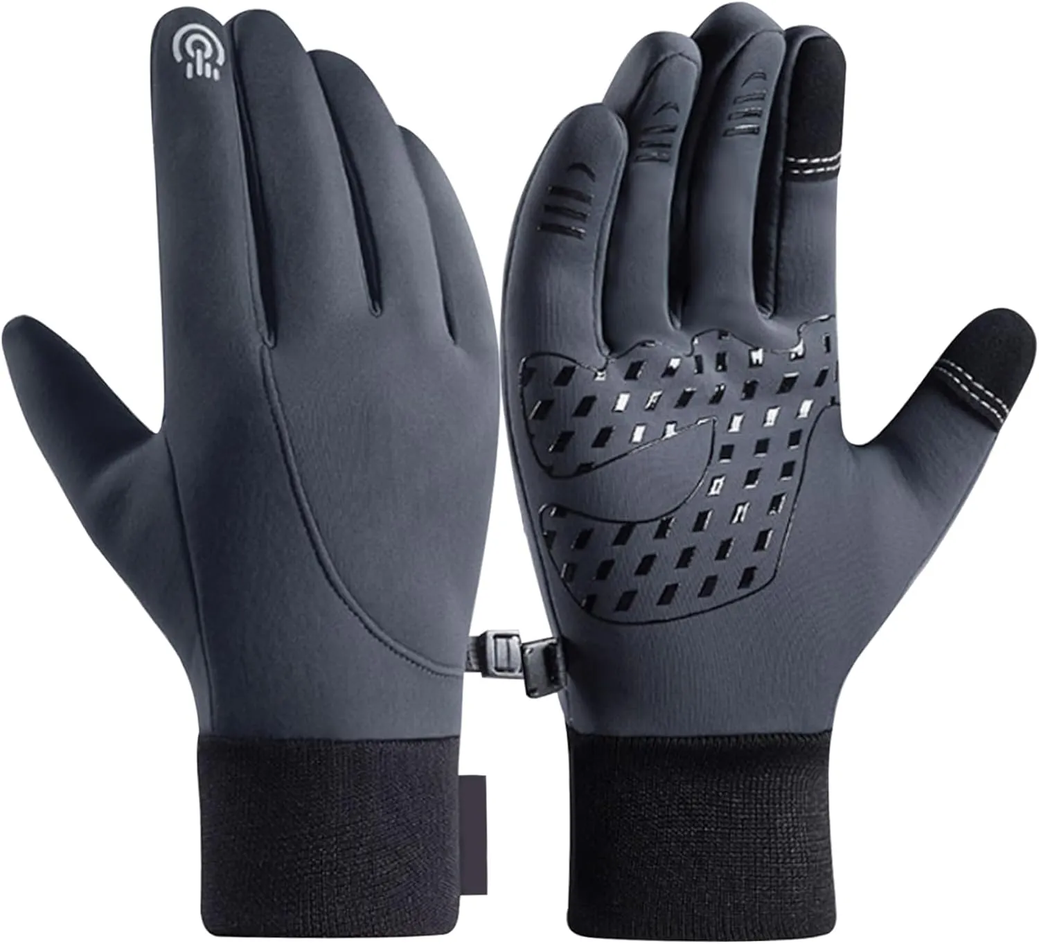 Thermal Gloves Non-Slip Winter Gloves Windproof and Waterproof Screen Touch Gloves Hand Warmers Gloves Thermal Gloves Men Cycling Gloves Ski Gloves for Running Cycling Driving Hiking