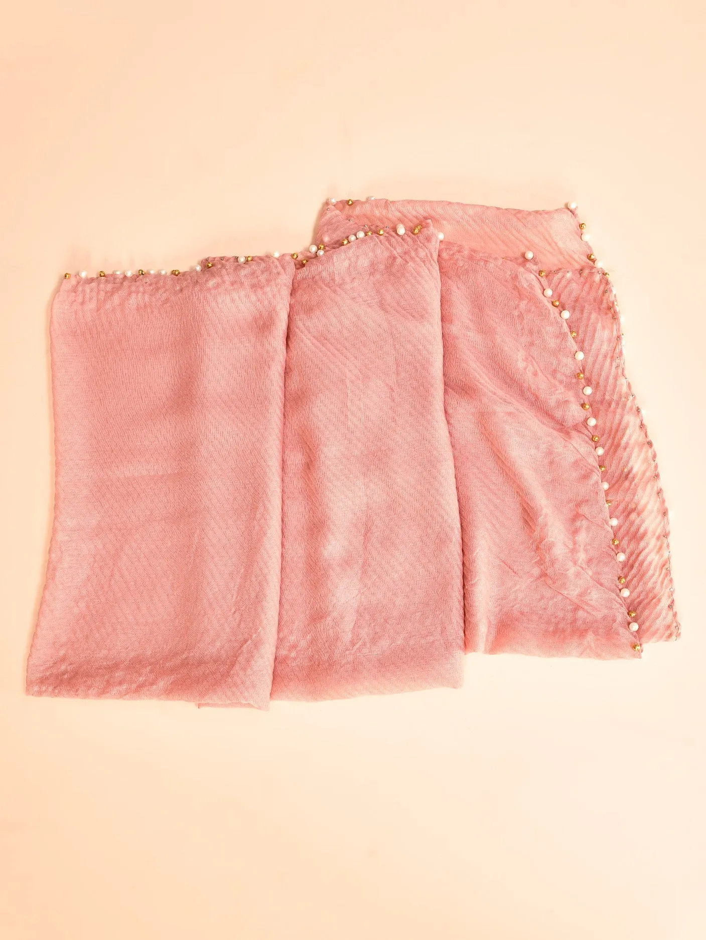 Viscose Pearl Crushed Scarf