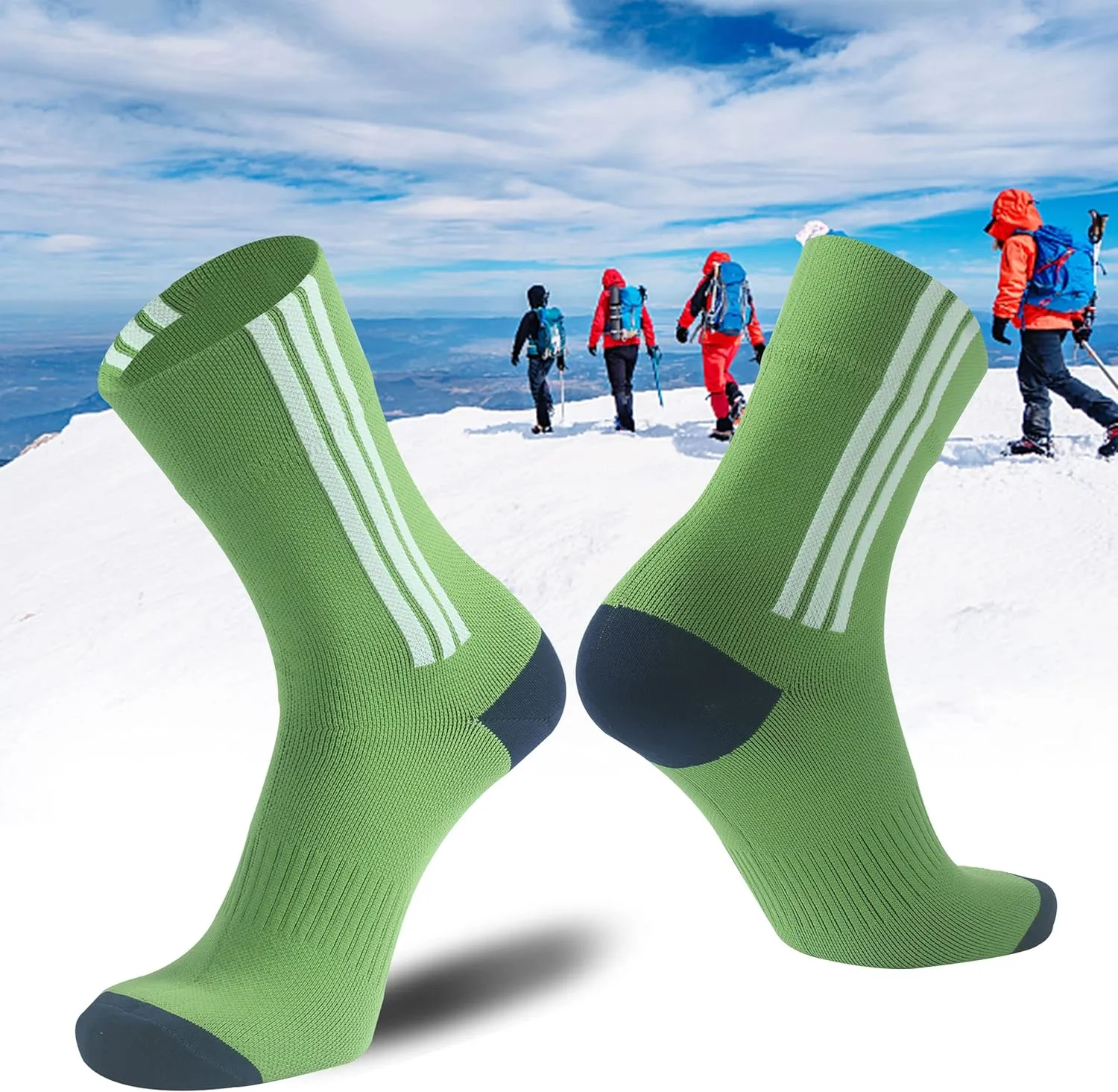 Waterproof Socks Unisex Cushioned Breathable Outdoor Sports Hiking Skiing Kayaking Crew/Ankle Socks