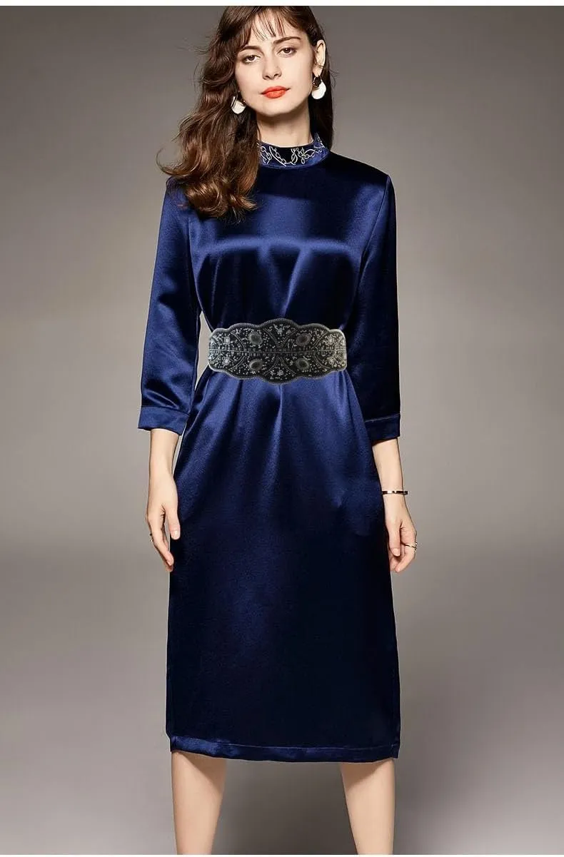wide belt for lady Elastic Stretch Belts Women Wide Boho Style Dress Belts corset