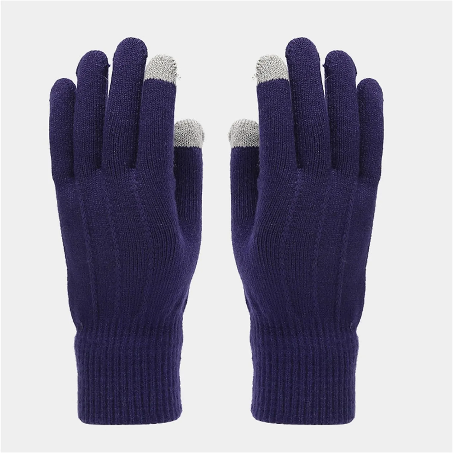 Winter Beanie Hat Scarf Gloves Warm Fleece Knit Winter Touchscreen Glove Neck Scarf Set Winter Gifts Hats for Men