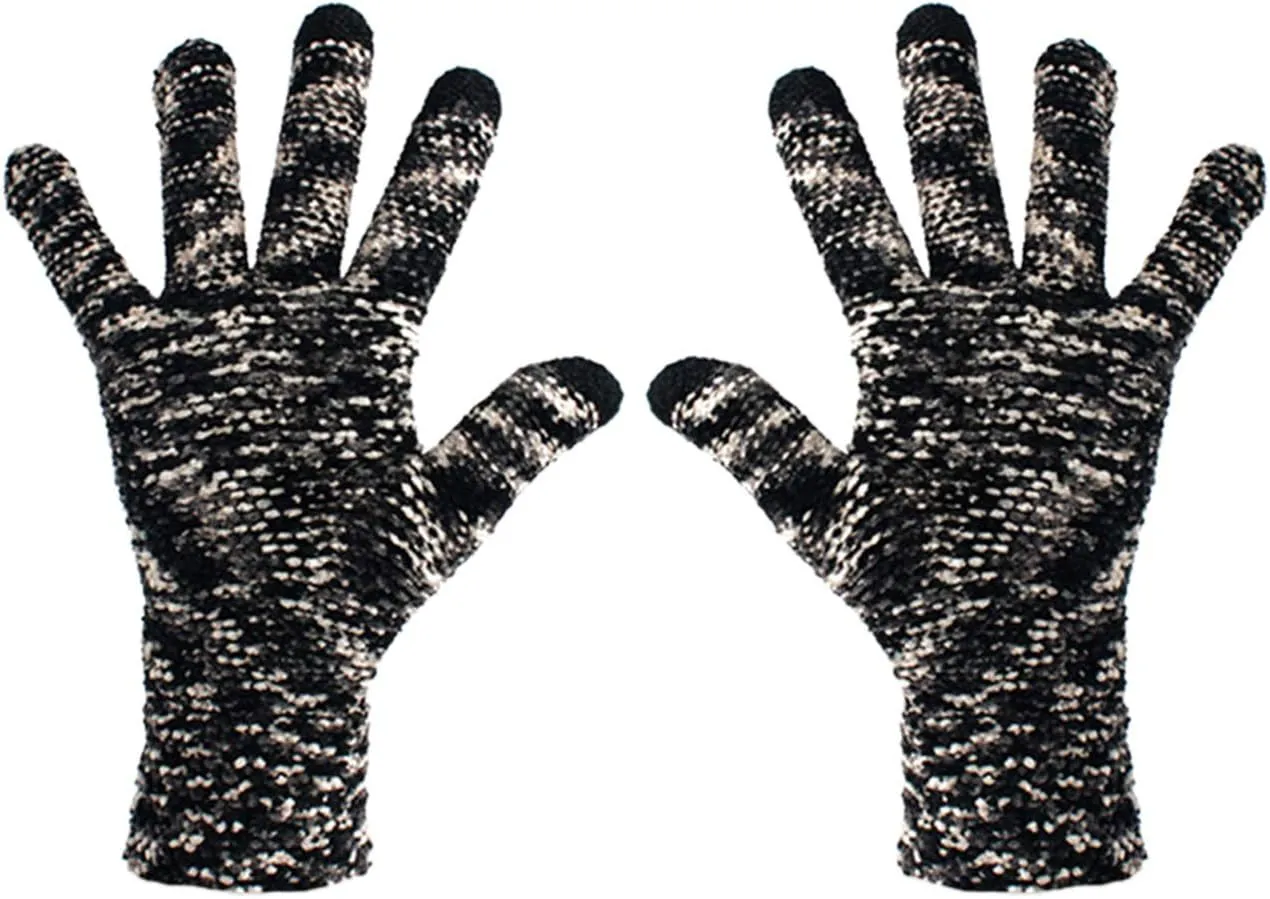 Winter Warm Gloves Men Women Cycling Windproof Pu Leather Touchscreen Cold Weather Driving Gloves