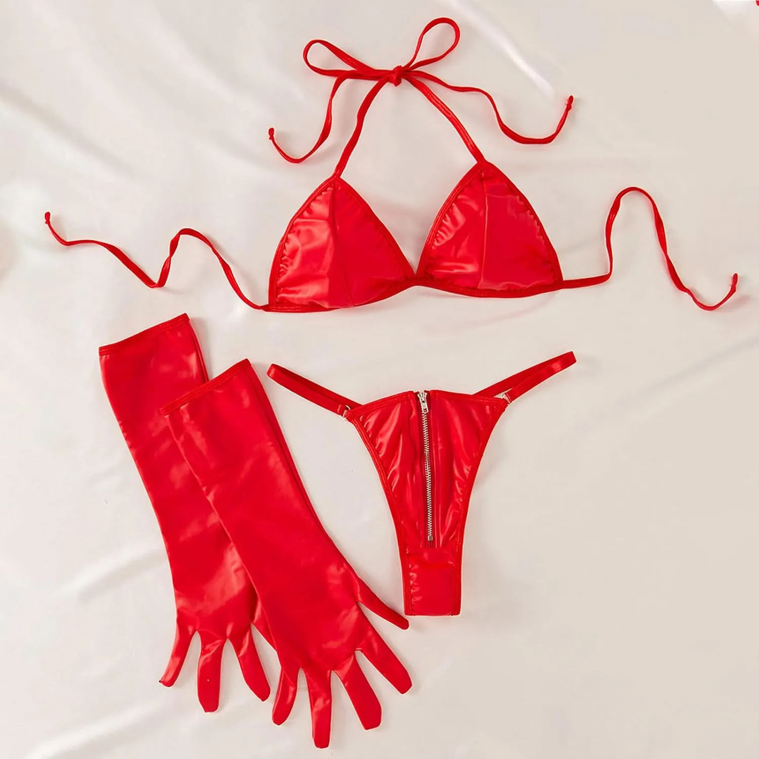 Woman Lingerie Sets Womens Garter Sets 2 Piece Underwire Sexy Bra and Panty Sets With Mesh Mini Skirts Sexy Lingerie Set