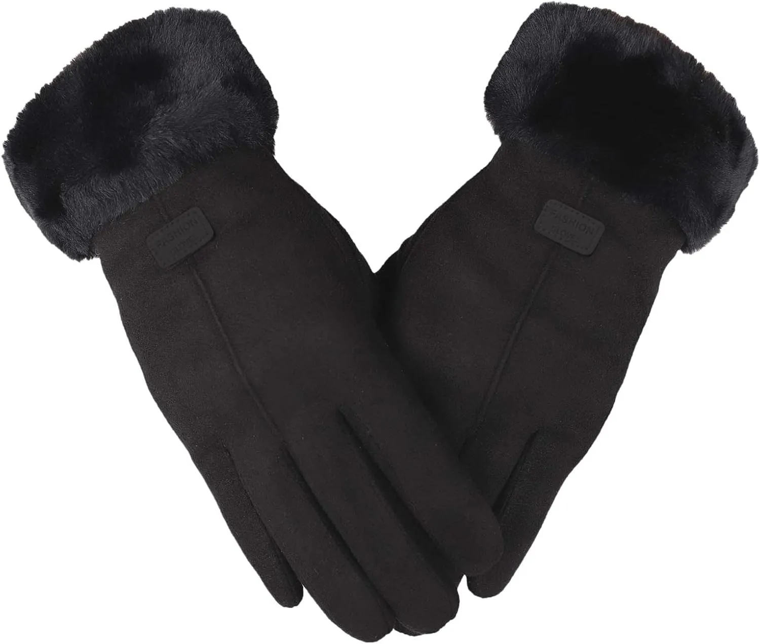 Women Winter Touchscreen Gloves Comfortable Thermal Elastic Stretch Soft Texting Glove for Traveling, Cycling,