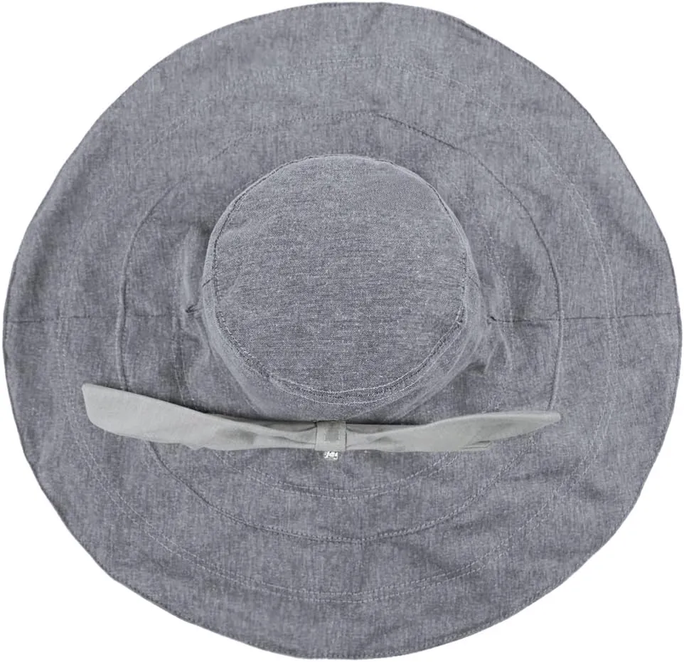 Women's Foldable Floppy Reversible Travel Beach Sun Visor Hat Wide Brim UPF 50 